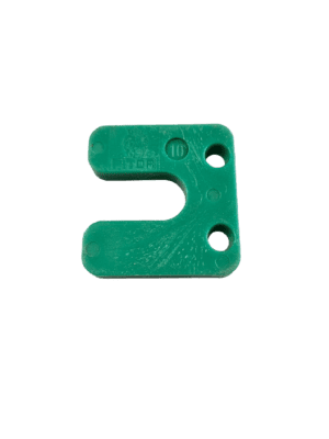 Uitvulplaatjes 10mm x 65mm x 65mm Groen (PITOR®) - 150 stuks