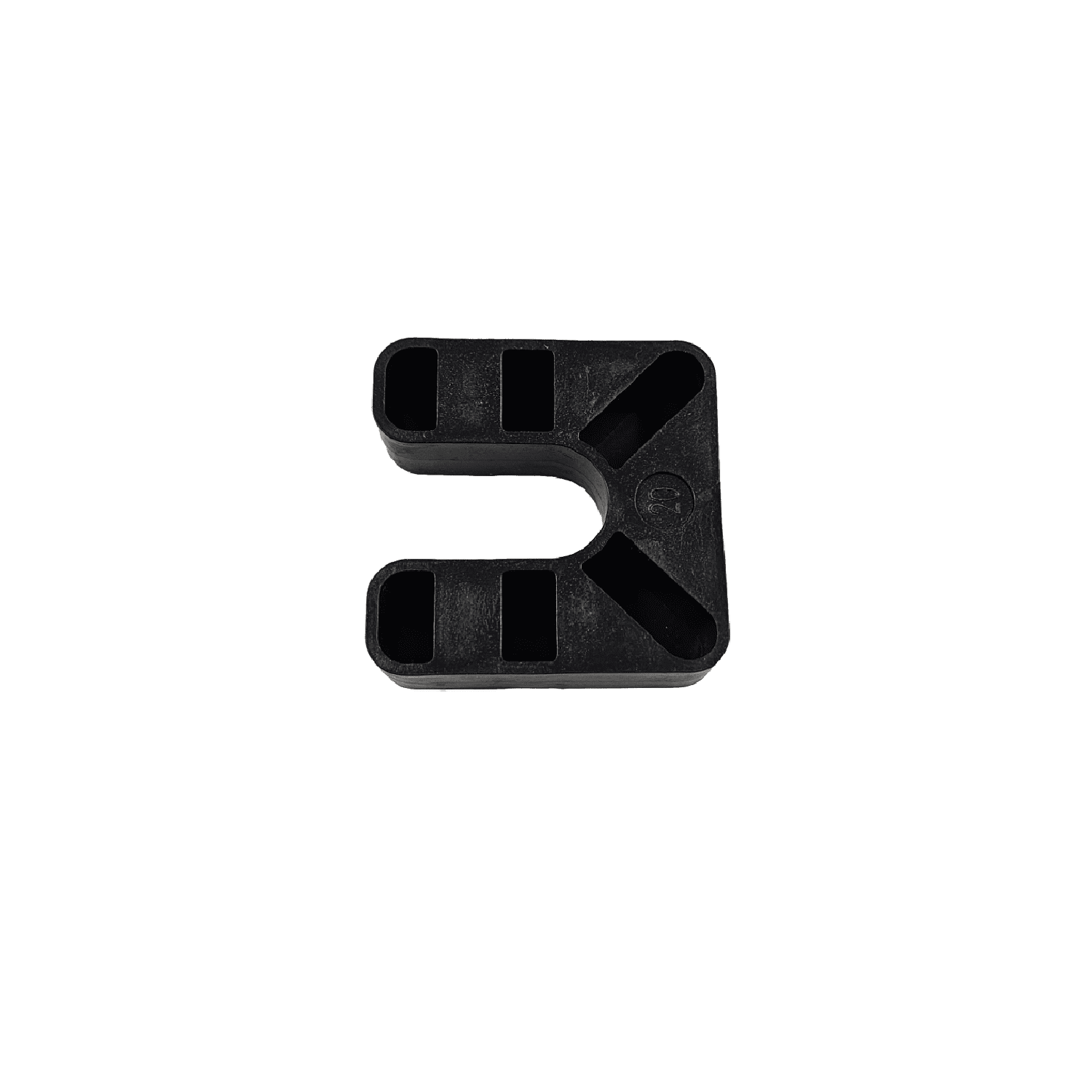 Uitvulplaatjes 20mm x 65mm x 65mm Zwart (PITOR®) - 50 stuks