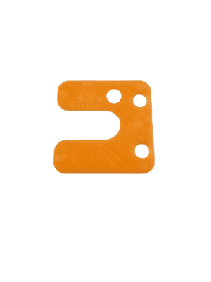 Uitvulplaatjes 2mm x 65mm x 65mm Oranje (PITOR®) - 250 stuks