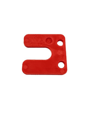 Uitvulplaatjes 5mm x 65mm x 65mm Rood (PITOR®) - 200 stuks