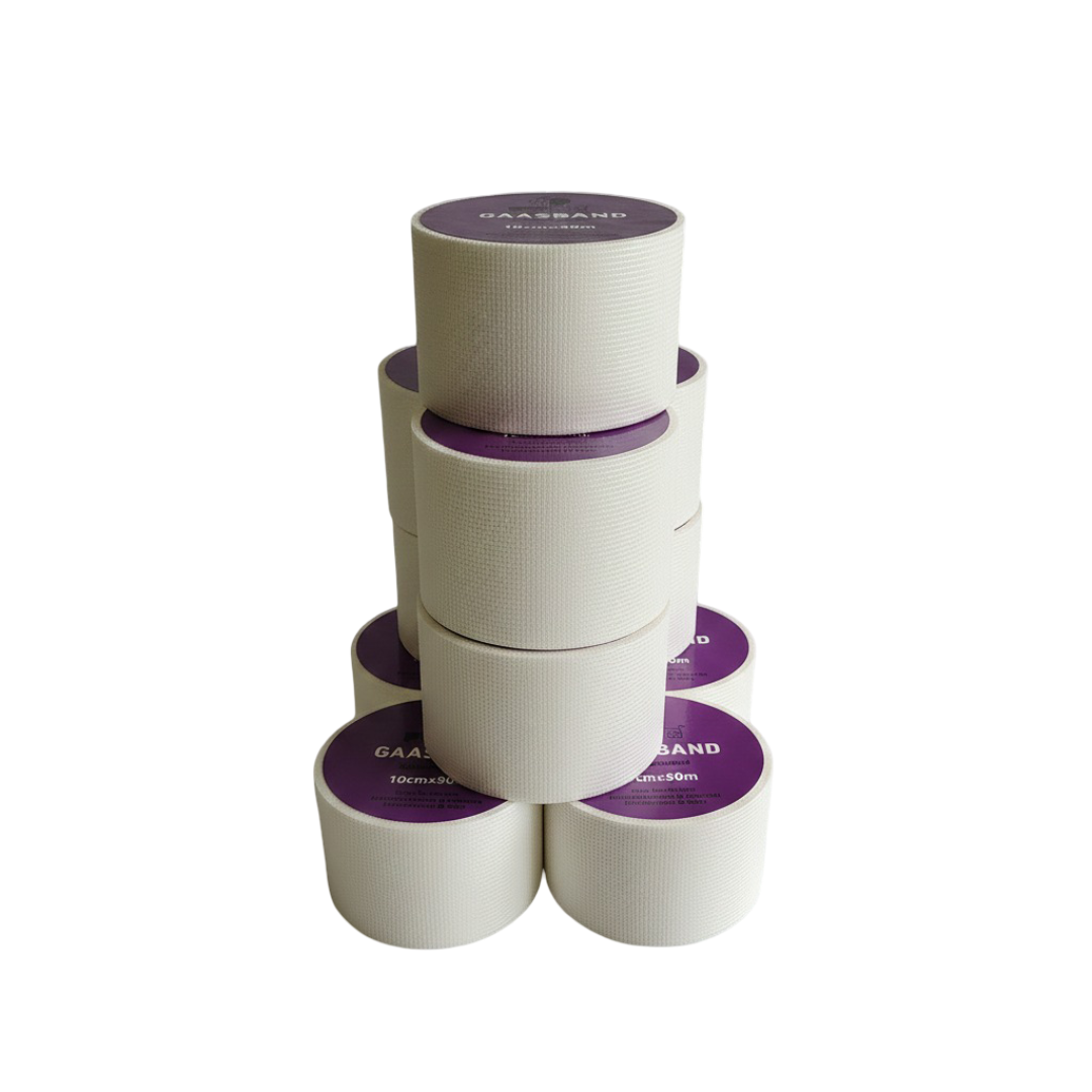 Gaasband 10cm x 90m - 8 stuks (PITOR®)