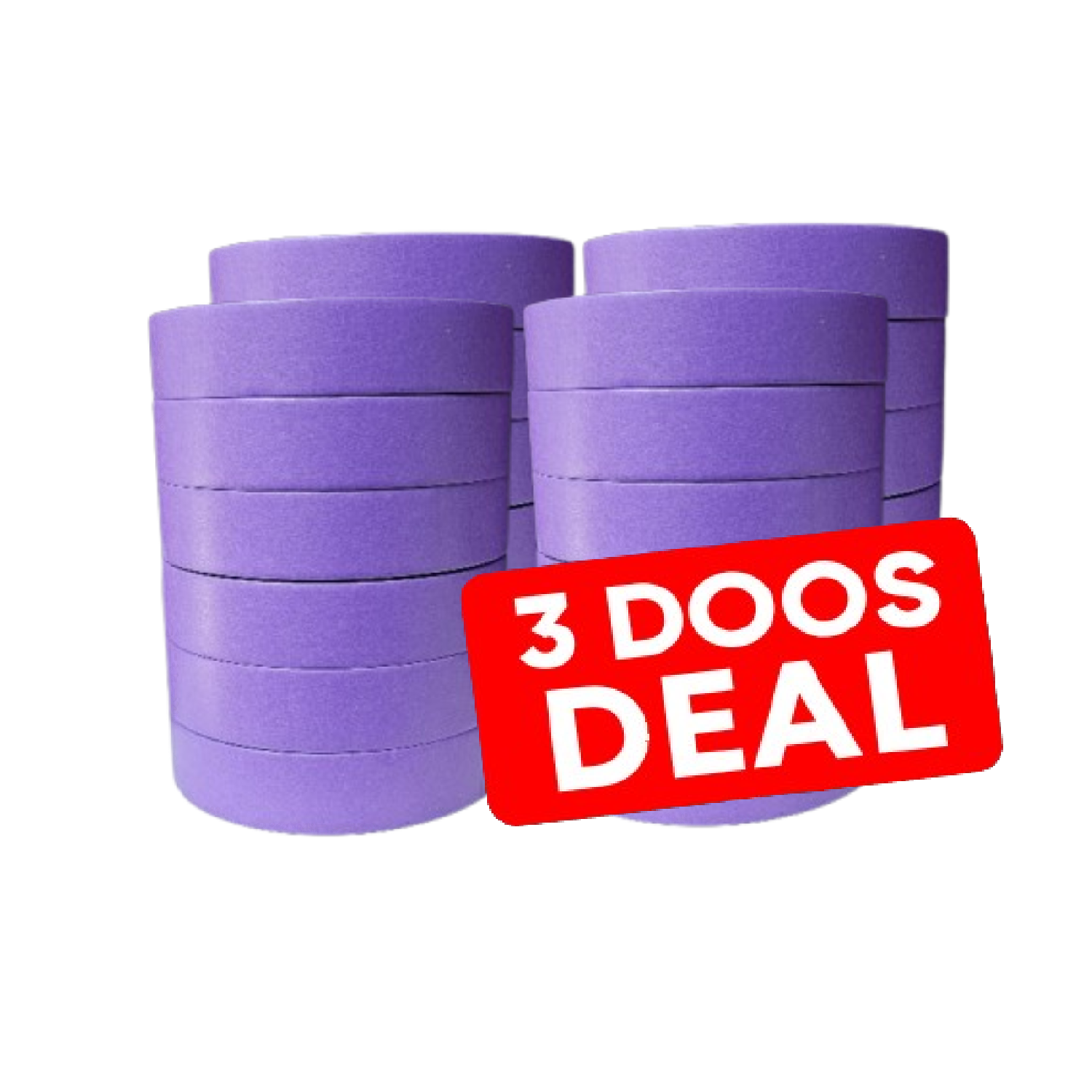 Fine Line Tape Paars Basic Sensitive 24mm (PITOR®) - 96 stuks