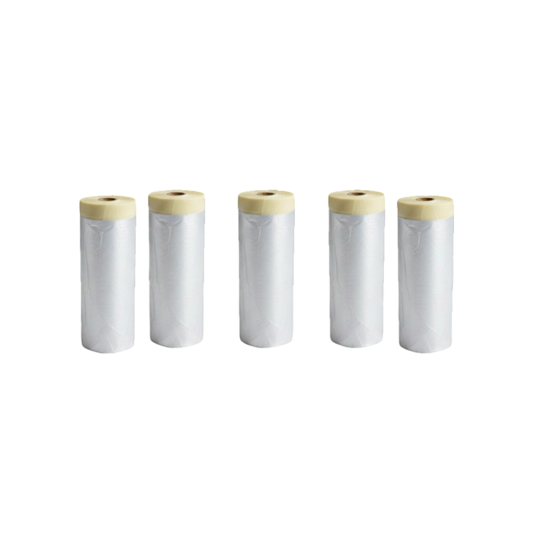 Maskeerfolie Crepe (PITOR®) - 1100mm x 33m - 5 stuks