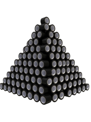 Pvc tape 50mm x 10m (PITOR®) - 150 stuks