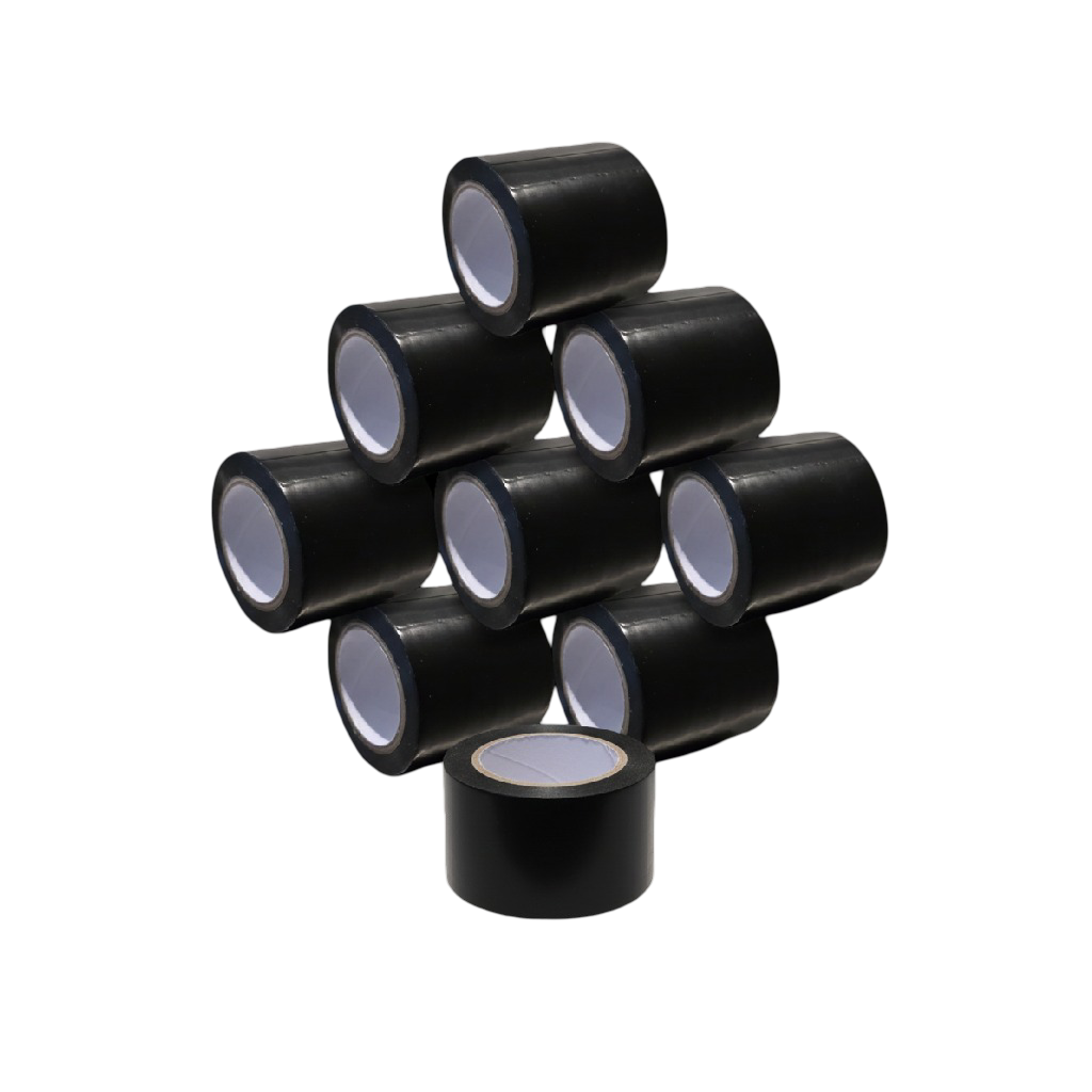 Pvc tape 50mm x 10m (PITOR®) - 10 stuks