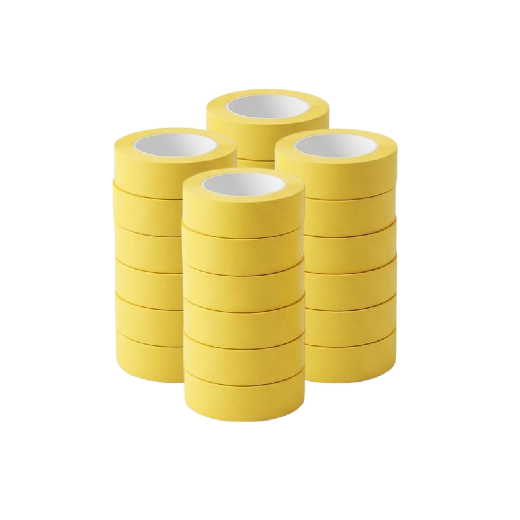 Stucco Tape Geel 38mm - 50m - (PITOR®) - 24 stuks
